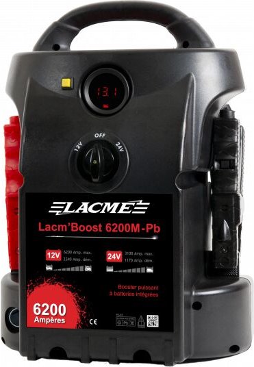 Lacme - Akku & Ladegerät Lac'Boost 6200M-PB mit Bleibatterie - 12/14V 6200A - 515500