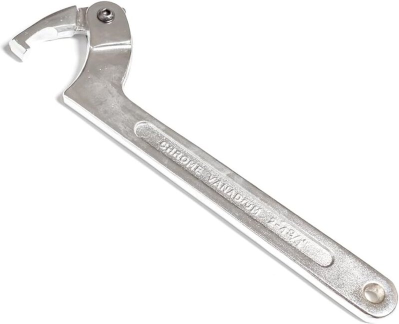 Verstellbare Gelenkhakenschlüssel für Schlitzmuttern 51–121 mm - Csparkv