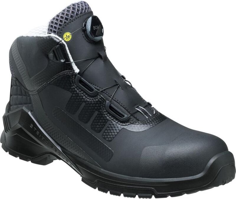 FP - Steitz Secura Sicherheitsstiefel vd Pro 3800 Boa sf S3 esd src dguv Gr.41 schwarz