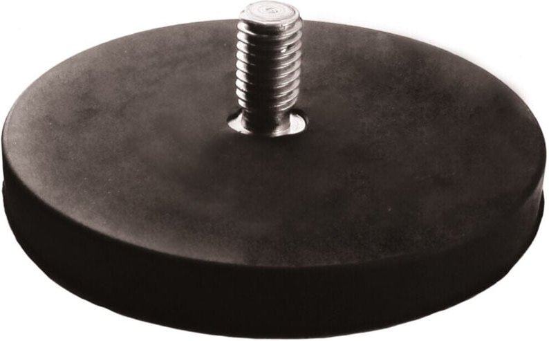 Hoffmann - Flachgreifermagnet Set 2-teilig mit Gewindestutzen, Neodym,⌀ 88 mm 2 Stk