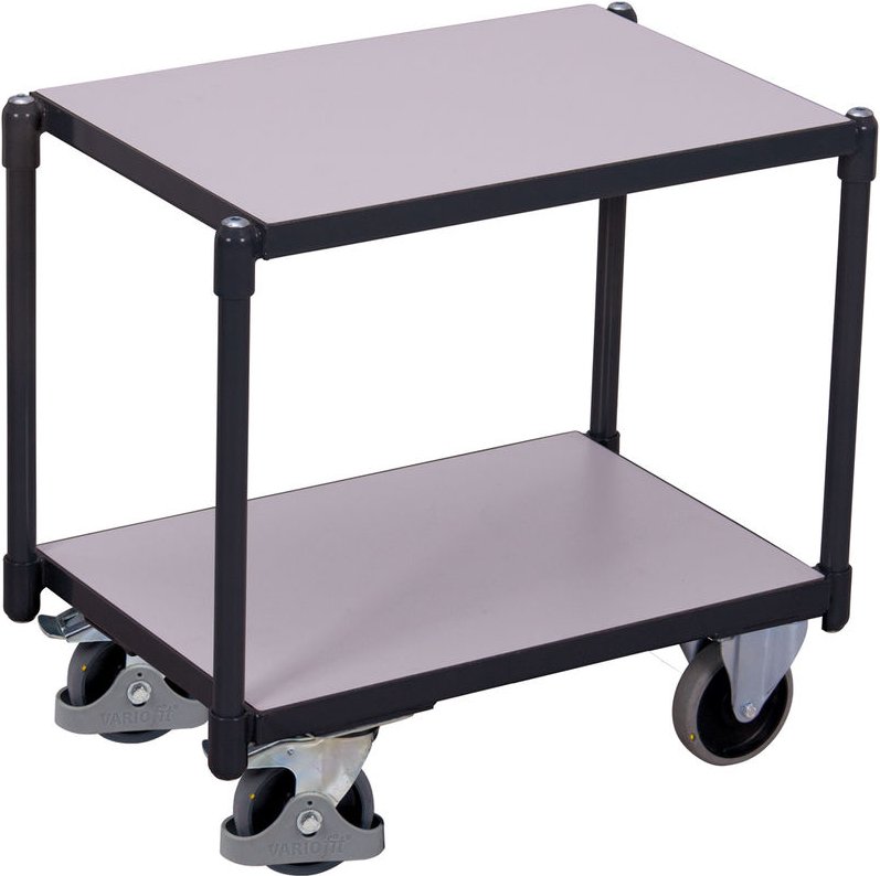 VARIOfit ESD Euro-System Roller mit 2 Ladeflächen, bündig 610x415mm