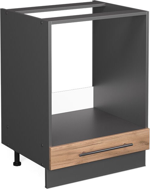 Vicco - Herdumbauschrank Fame-Line, Goldkraft Eiche, 60 cm ohne Arbeitsplatte