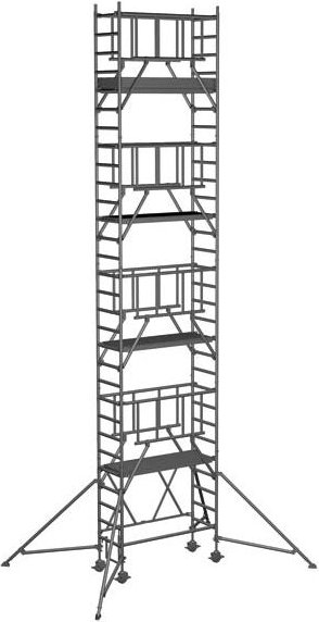 Zarges Klappgerüst S-PLUS 2T doppelte Plattformbreite 9,60m AH
