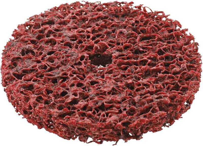 Grobreinigungsscheibe 100x13x13mm extragrob rot Format