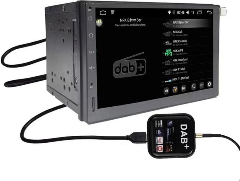 USB-Android-Autoradio-Tuner, Fensterantenne, Navigation, APP-Steuerungskit, Universeller -USB-Dongle, Digital