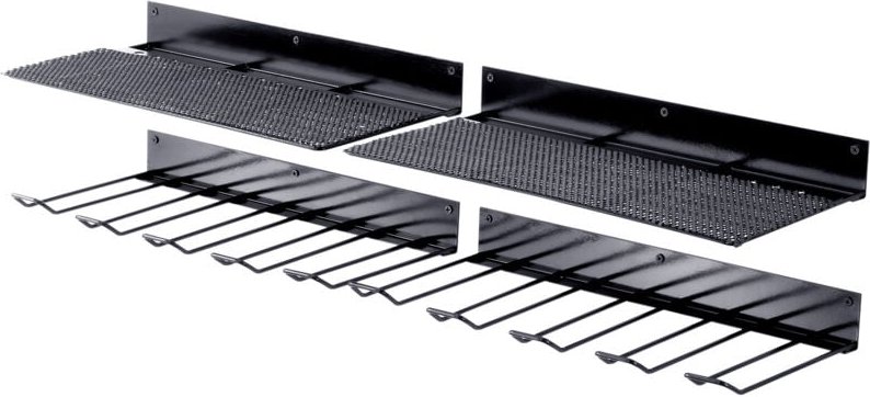 VEVOR 2er-Set Elektrowerkzeug Organizer 40 kg Tragfähigkeit Wandhalterung Werkzeughalter Kohlenstoffstahl Garagen Werkze...