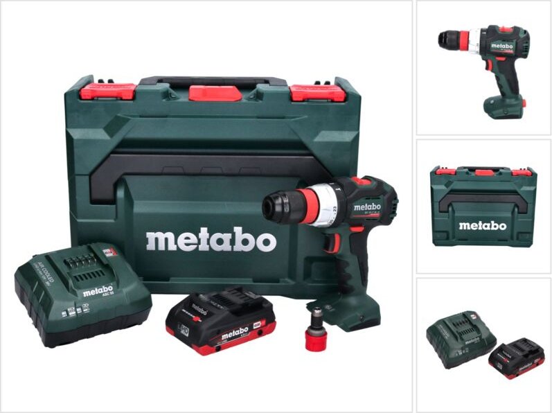 Metabo BS 18 LT BL Q Akku Bohrschrauber 18 V 75 Nm Brushless + 1x Akku 4,0 Ah + Ladegerät + metaBOX