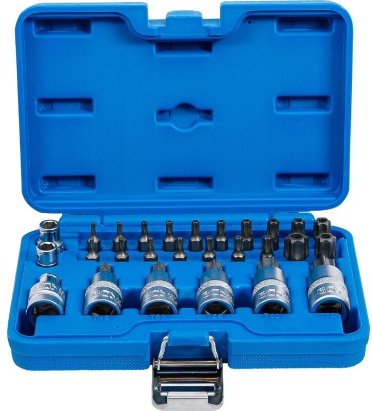 Bgs Technic - Bit- und Bit-Einsatz-Satz 12,5 mm (1/2') T-Profil (für Torx) 27-tlg.