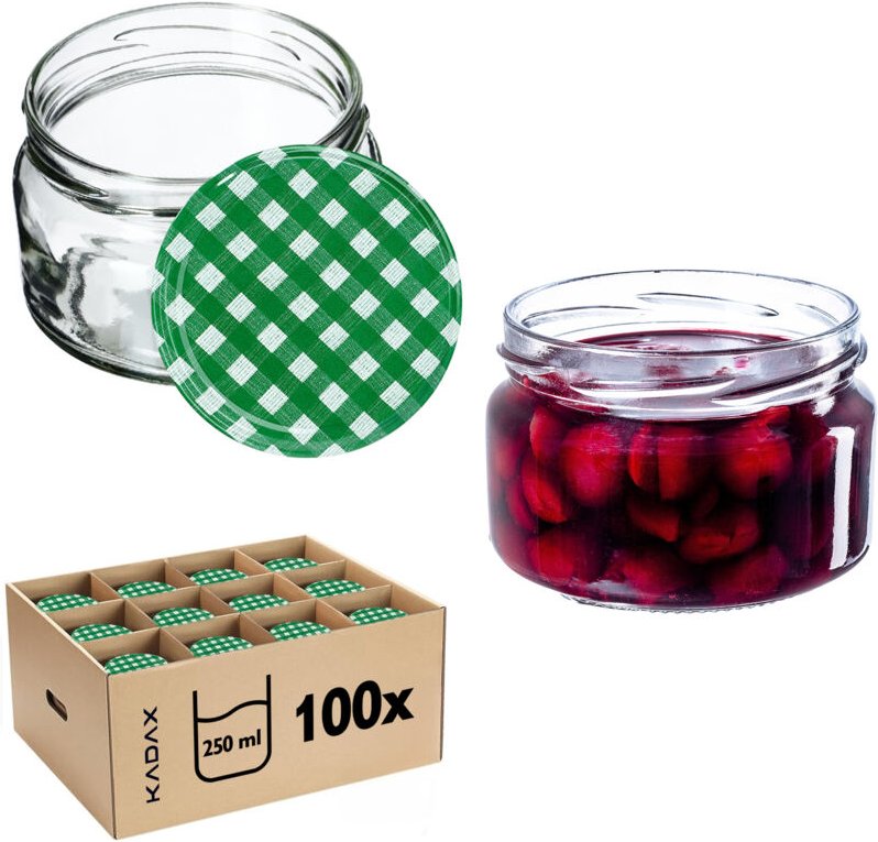 Glas Klara 250ml fi82 TO-250/1 Paket 100 Stück - Kadax
