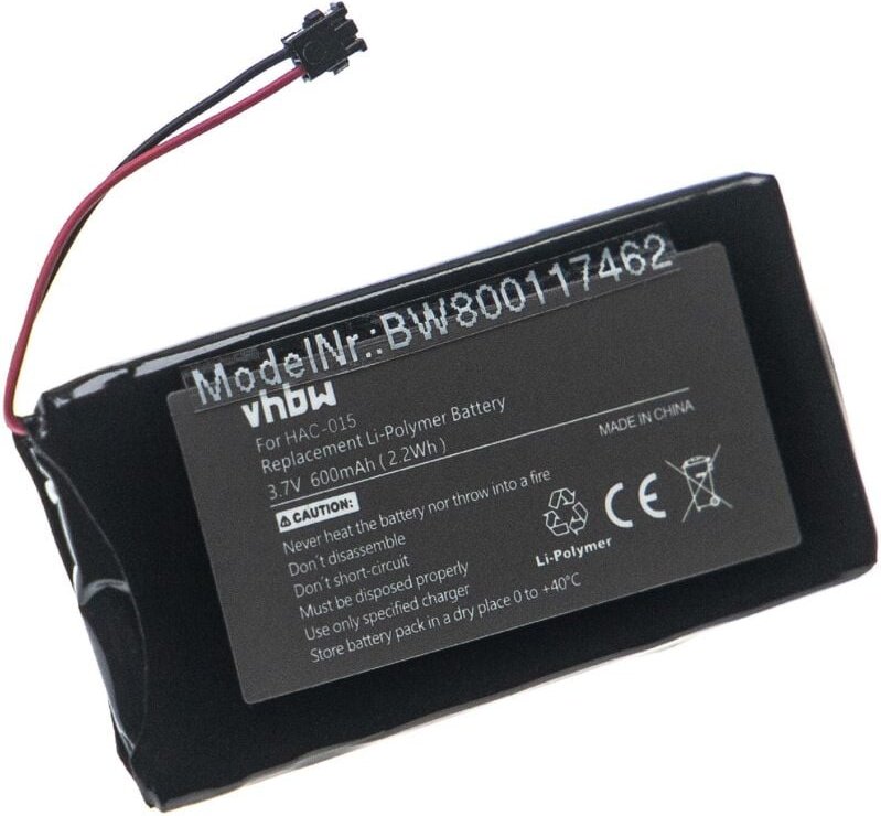 Vhbw - Akku kompatibel mit Nintendo Switch HAC-016, HAC-A-JCL-C0, HAC-A-JCR-C0, HAC-015 Gamepad Controller (600 mAh, 3,7...