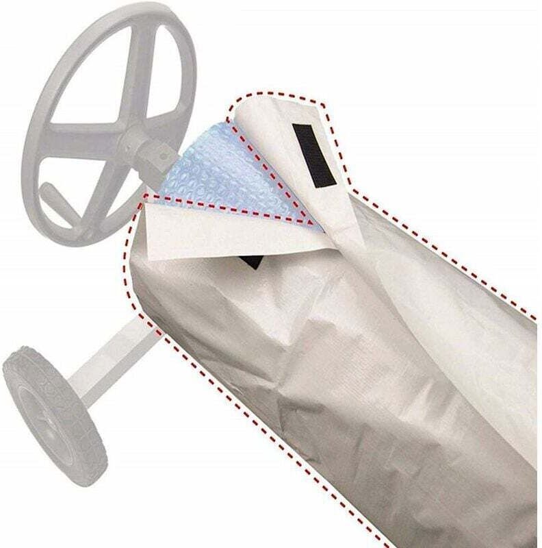 Schwimmbadabdeckung, wasserdichte Stoff-Poolabdeckungsrolle, Schutzabdeckung für Innen- und Außenbereiche von Pools, Sol...