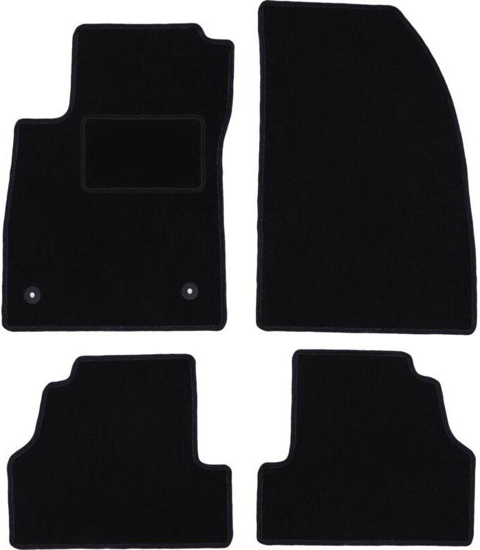 Schwarze Velours-Fußmatten für: Chevrolet Trax Crossover (2013-)