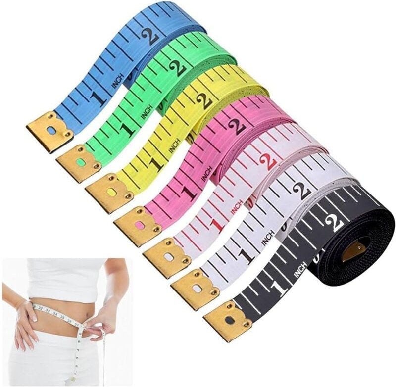 Bluedeer - 3 Stück Maßbänder zum Nähen, Einziehbares Maßband Körper Schneidermaßband Measuring Tape zum Messen von Länge...