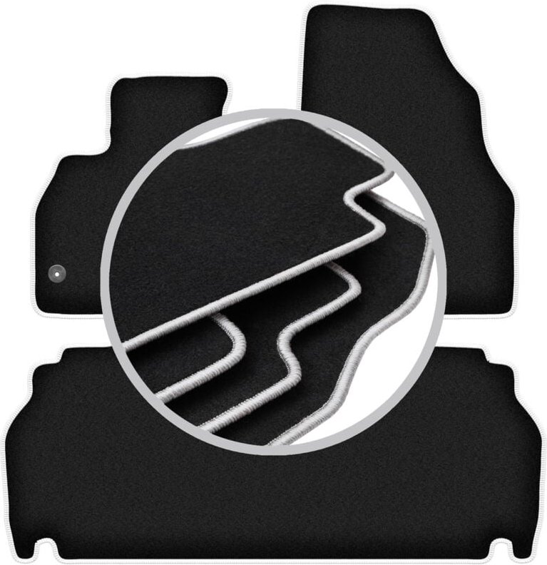 CARLUX-SILVER Autofußmatten für: Renault Kangoo Express kombivan (2021-)