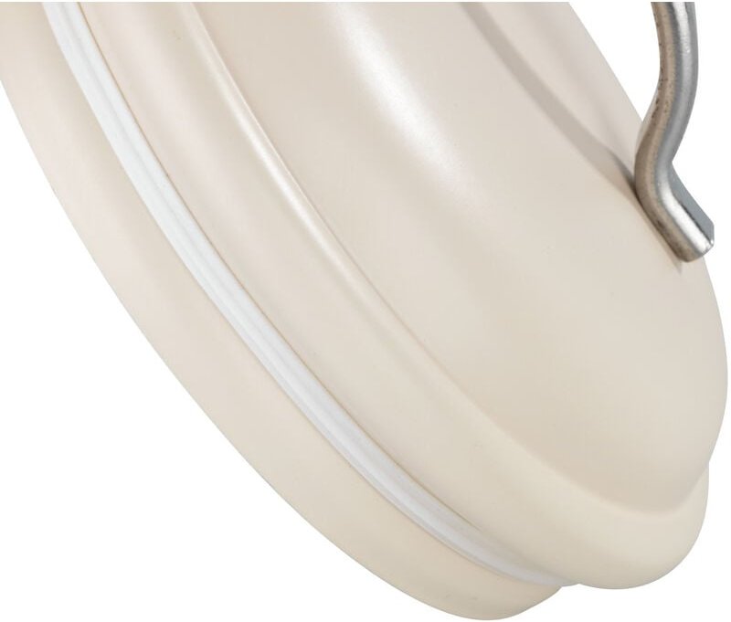 WENKO Metall Aufbewahrungsdose Nero Beige mit Löchern 18,7 x 21 cm