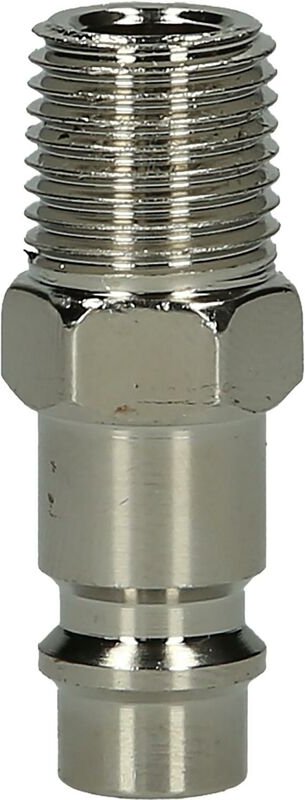 Thumbnail - Metall-Stecknippel, 1/4'AG, Europa