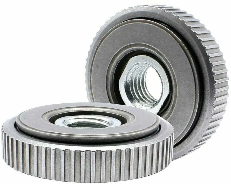 Mumu - sds Clic M14 Schnellspannmuttern für aeg, Black & Decker, Dewalt, Flex, Hitachi, Metabo, Makit Winkelschleifer, 2...