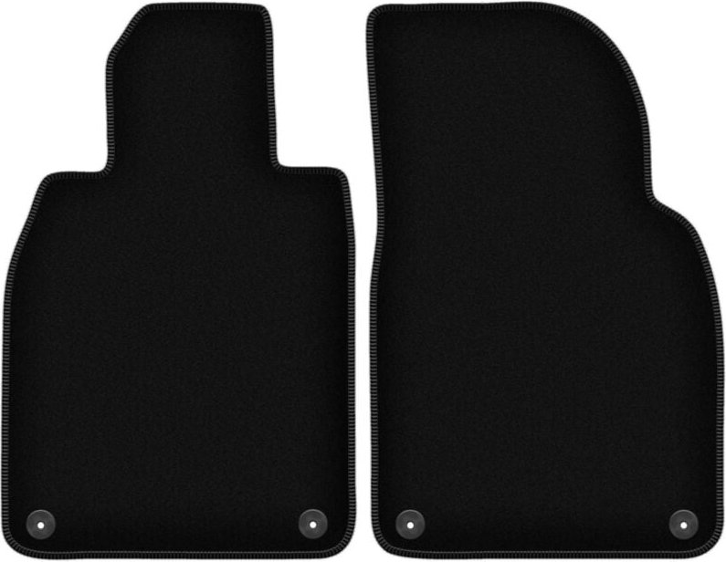 BASIC schwarze Veloursmatten für: Porsche Cayman 982 Roadster (2016-)