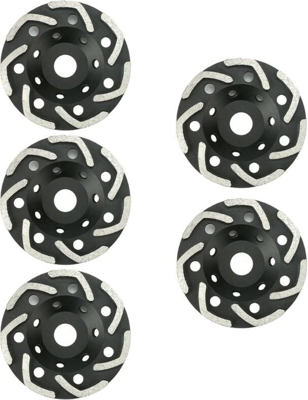 Trade-Shop V-Segment Diamant Schleifteller / Schleiftopf 125 x 22,2mm kompatibel mit DeWalt Eibenstock Festool Hilti Fle...