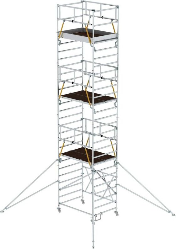 MUNK Klappgerüst SG 1,35x2,45m mit Ausleger und Sicherheitsgeländer 9,12m AH