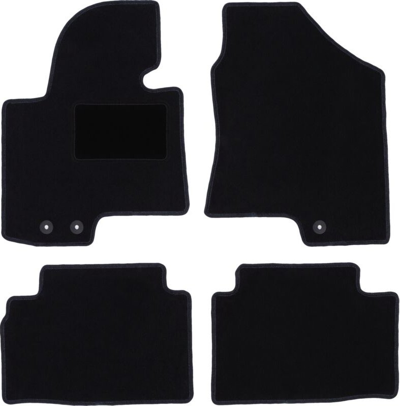 Schwarze Veloursmatten für: Hyundai Tucson II SUV (2009-2015)