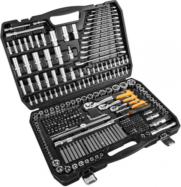 Set de 300 Stück de 1/2', 3/8', 1/4' im Koffer verpackt empfohlen für den Einsatz in el Werkstatt, im el Service, auf el...