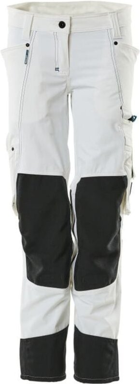Thumbnail - Mascot Hose ADVANCED mit Knietaschen Damen PEARL CORDURA 18388 Gr. 76C50 weiß