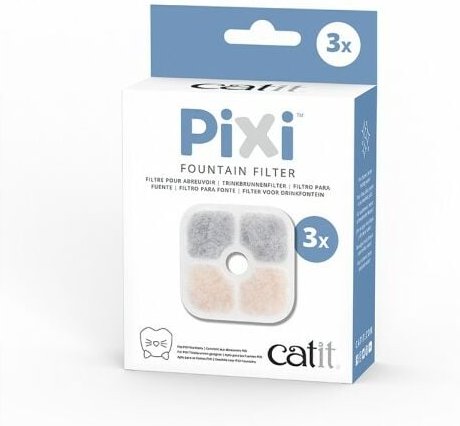 Catit Pixi -Filter fÙr Brunnen, 3 -uds -Pack
