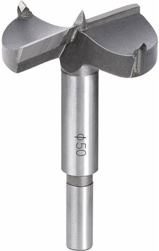 Holzbohrer, 50-mm-Hartmetall-Holzschneider, zum Einbau von Holzkugeltüren, Schubladen, Sperrholz, hilft Ihnen schnell, s...