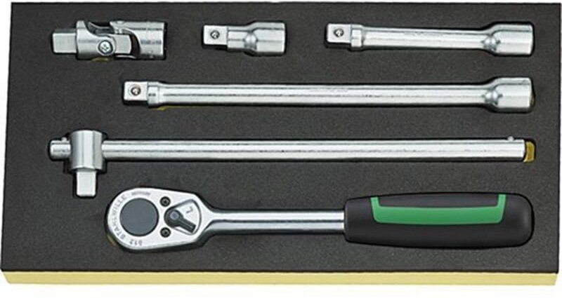 Thumbnail - Stahlwille TCS 1/2"-512/6 Werkzeuge in TCS Einlage taetigungswerkzeug