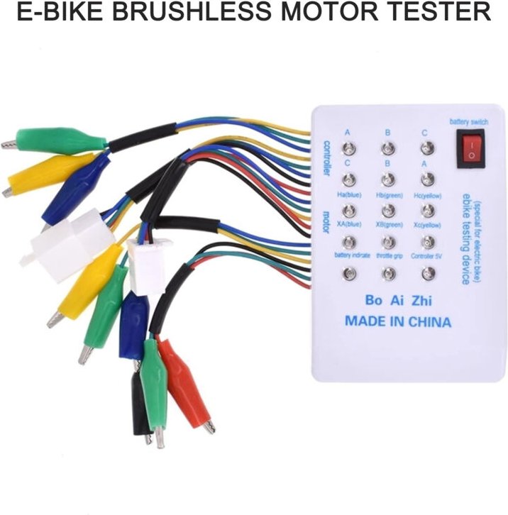Zoternen - Bürstenloser Motortester, Elektromotor-Controller für Auto, Fahrrad, Roller, 24 V/36 V/48 V/60 V/72 v