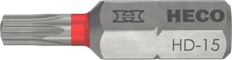 Heco Bit, HECO-Drive, HD-15, rot, 10 Stück