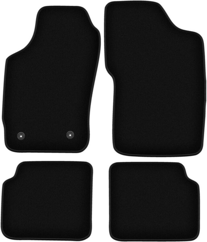 BASIC schwarze Veloursmatten für: Peugeot 306 Break, Kombi, Fließheck (1993-2001)