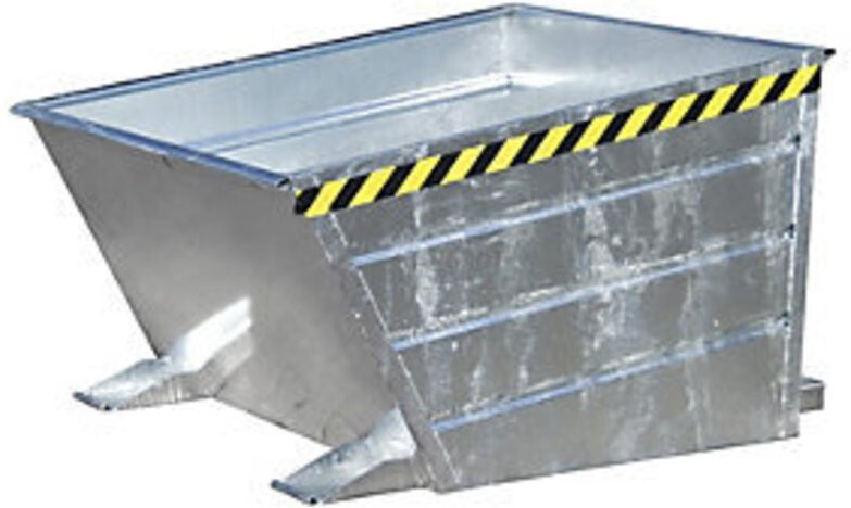 Bauer Kippbehälter mit Hebelverschluß VD 500, feuerverzinkt