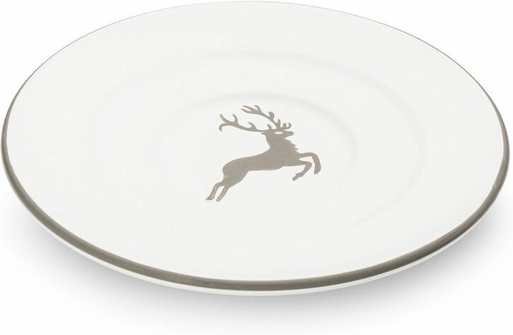 Thumbnail - Gmundner Keramik - Grauer Hirsch Unterteller Kaffee Gourmet (ø 16cm)