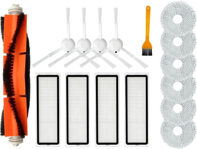 Für Roboter-Staubsauger Teile Wichtigsten Seite Pinsel Filter Mopp