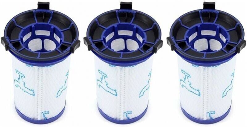 3er-Pack Ersatzfilter für Rowenta Air Force 360 / X-Pert Essential 260 RH9037 RH9038 RH9039 RH9051 RH9057 RH9079 RH9081 ...