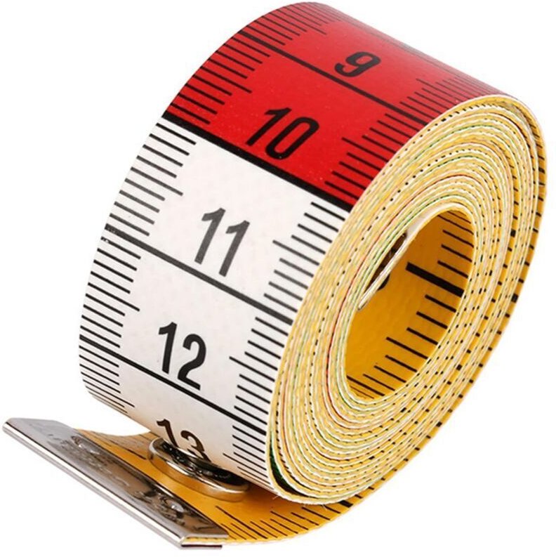 XVX - Doppelseitige Schneider-Maßbänder, weiches Schneider-Maßband, 1,5 m, 60 Zoll, Schneider-Stofflineal (1 Stück)