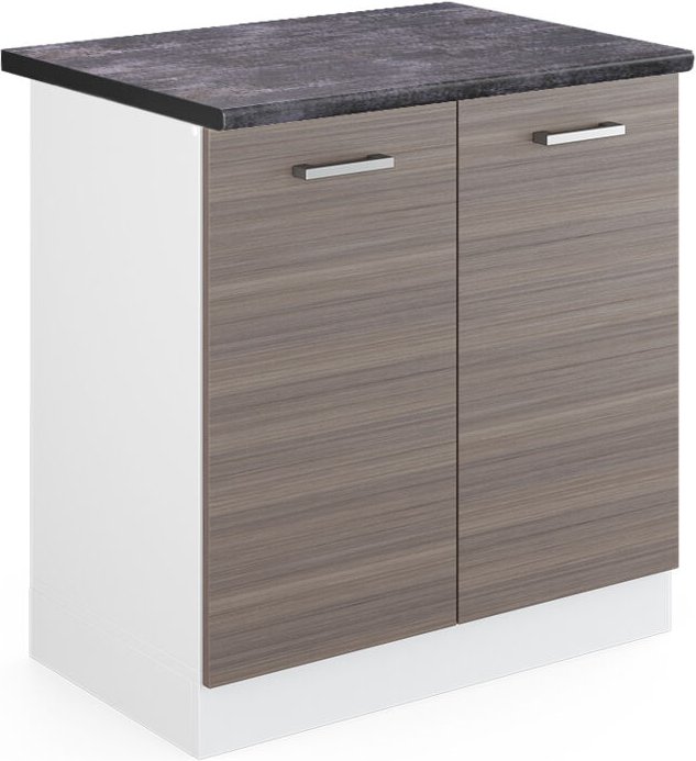 Thumbnail - Vicco - Spülenunterschrank R-Line, Grau, 80 cm , ap Anthrazit