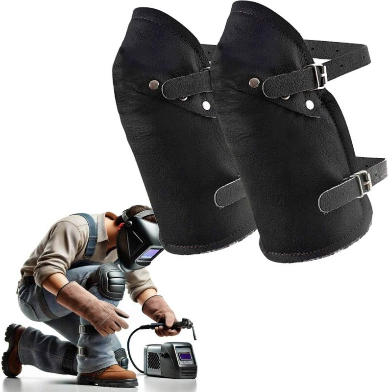 Leder-Knieschoner aus Rindsleder