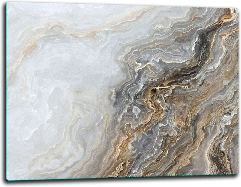 Glashakkungsbrett 52x40 Marmor