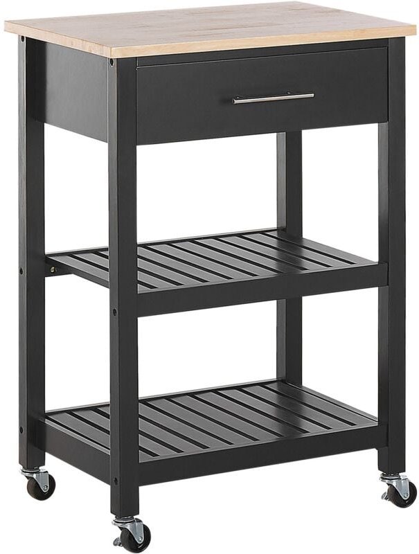 Servierwagen HIUMA Holz Schwarz