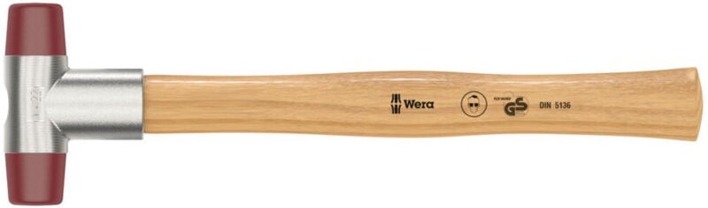 Schonhämmer mit Köpfen aus Uretan mittelhart 23 mm