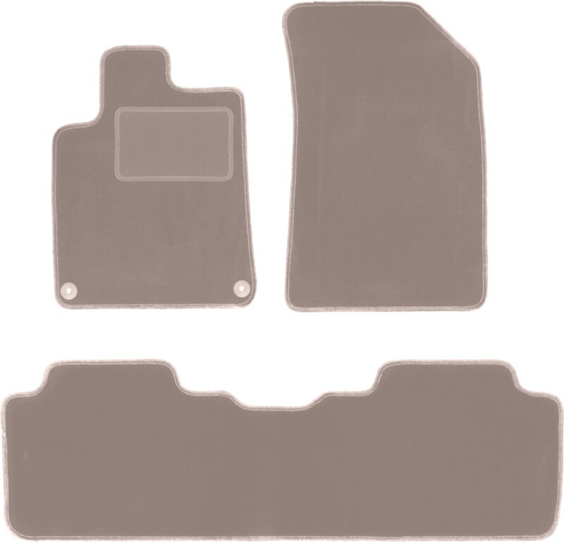 Beige Veloursmatten für: Citroen C5 I Kombi, Limousine (2001-2008)
