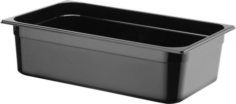 Hendi - Gastronorm-Behälter 1/1, Profi Line, gn 1/1, 21L, Schwarz, 530x325x(H)150mm
