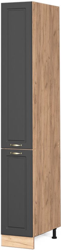 Vicco - Apothekerschrank Fame-Line, Anthrazit-Gold, 30 cm