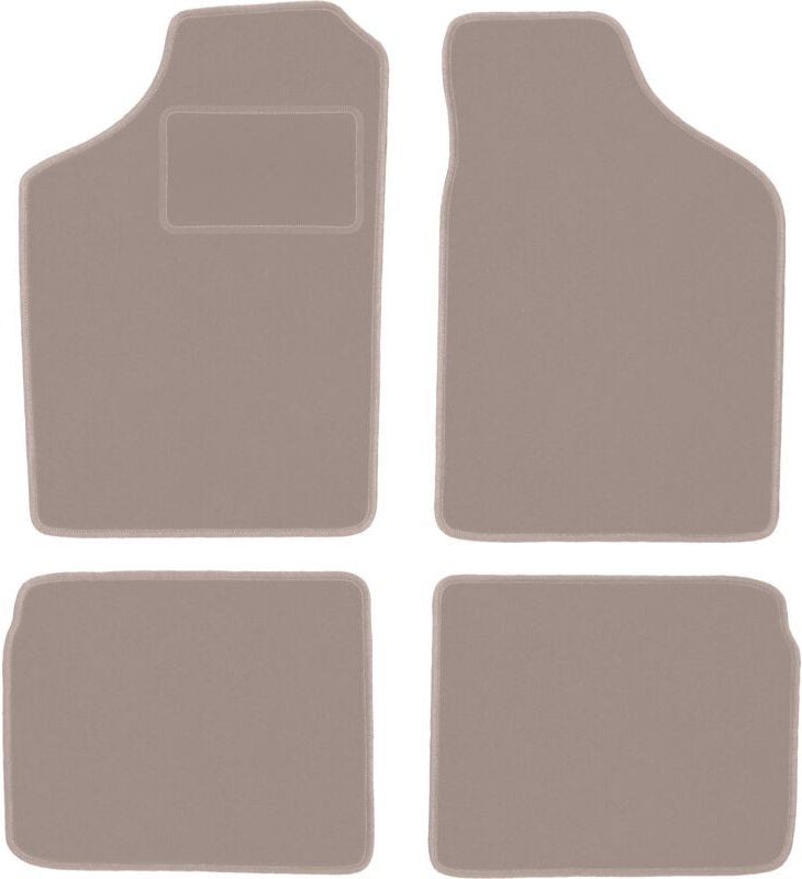 Beige Veloursmatten für: Volkswagen Polo II Coupé, Fließheck, Limousine (1981-1992)