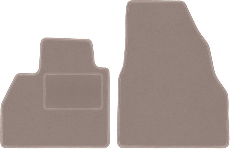 Beige Vordermatten für: Mercedes Citan Kombivan (2012-)
