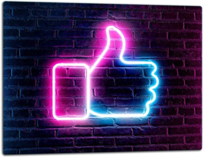 Glasschild Schneidebrett 52x40 Modisch