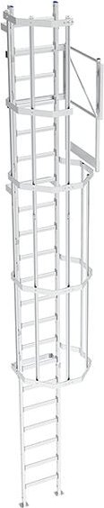 Ortsfeste Steigleitern - Steighöhe 2.80 à 3.10m - CS31-SL
